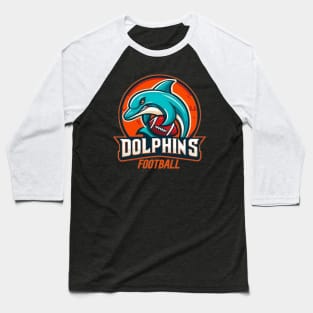 Miami Dolphins Football Baseball T-Shirt